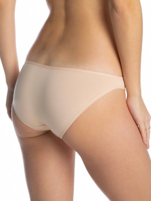 Мини бикини в бежов цвят в пакет от 3 броя-400