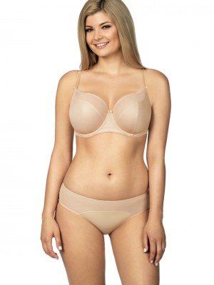 Сутиен с меки чашки в бежов цвят 140 