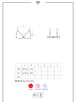 Бял дантелен сутиен 810-BRA-2