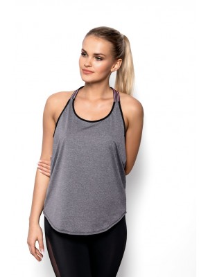 Спортен топ в сив цвят Adriana