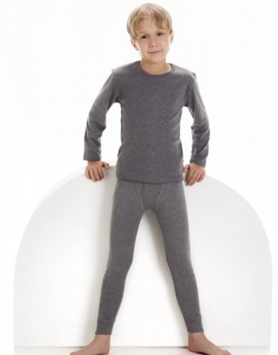 Детски панталони за момчета в сив цвят, Cornette, Момчета - Complex.bg