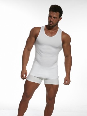 Мъжки потник Authentic в бял цвят 205