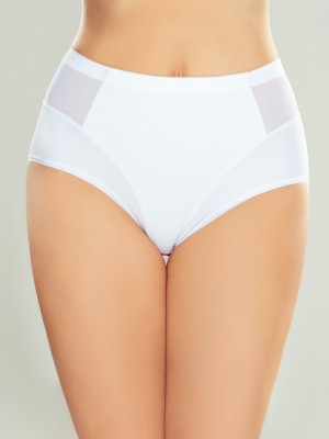 Бикини с висока талия в бял цвят Vitalia