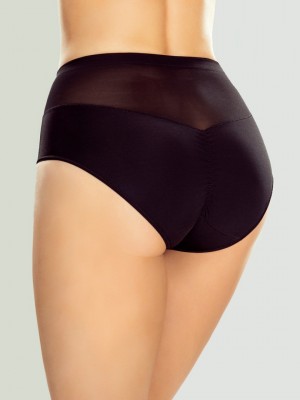 Бикини с висока талия в черен цвят Vitalia