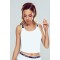 Спортен дамски топ в бял цвят Aurelia