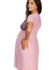 Нощница за бременни в розов цвят 3006, Lupoline, Бременни - Complex.bg