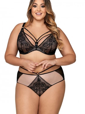 Сутиен с меки чашки в черен цвят 1824 