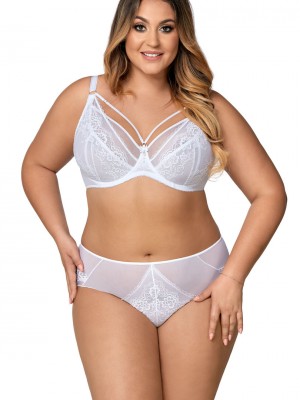 Сутиен с меки чашки в бял цвят 1824