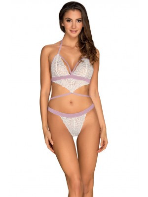 Бяло секси боди Lilyanne 