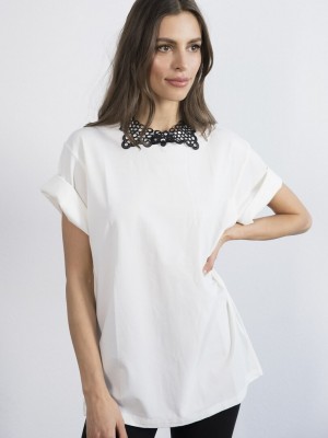 Аксесоар тип яка в черен цвят Classy