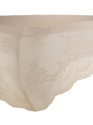 Безшевни бикини в бежов цвят