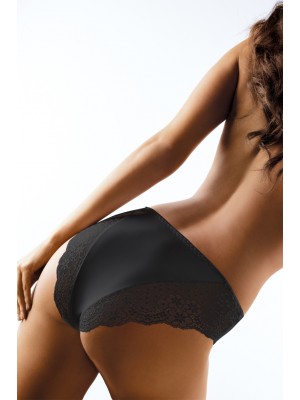 Бикини с висока талия в черен цвят BBL048 