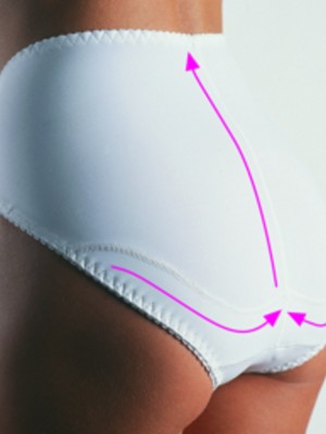 Моделиращи черни бикини с висока талия Venus