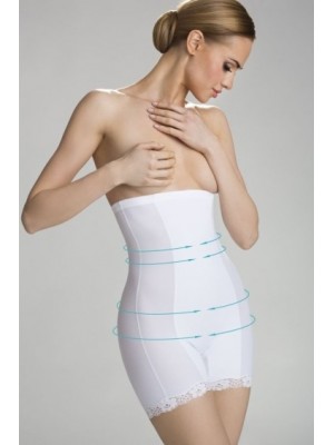 Оформящи бикини с висока талия в бяло Vanessa