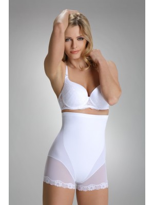 Коригиращи бикини с висока талия в бяло Violetta