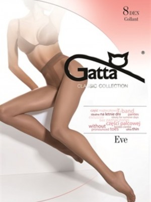 Матов чорапогащник с ликра в златисто Eve Golden 8 DEN