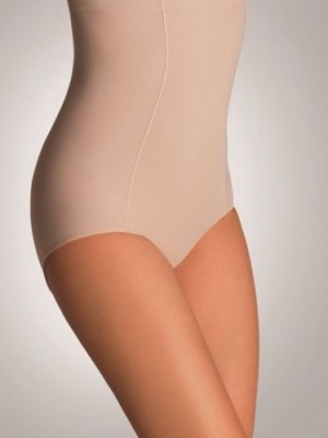 Оформящи бикини с висока талия в бежово Vadis