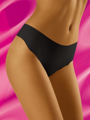 Безшевни прашки в черен цвят Elcanta