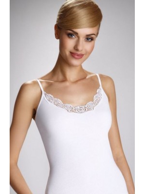 Памучен дамски топ в бял цвят Olimpia