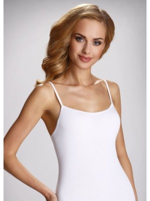 Памучен дамски потник в бял цвят Catherine