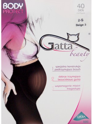 Чорапогащник за бременни в златисто Body Protect Golden 40 DEN