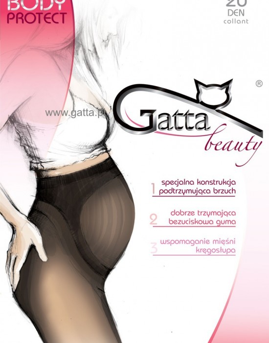 Чорапогащник за бременни в златисто Body Protect Golden 20 DEN, Gatta, Бременни - Complex.bg