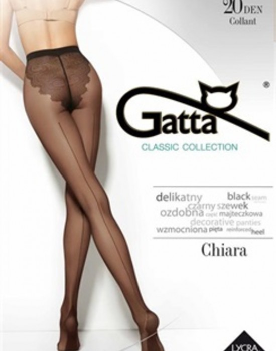 Чорапогащник в бежов цвят Chiara Beige 20 DEN, Gatta, Чорапогащи - Complex.bg