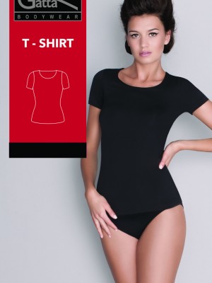 Дамска блуза с къс ръкав в тъмносиньо