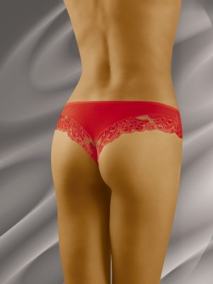 Бикини с дантела в червен цвят Karioka