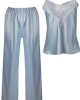 Сатенена дамска пижама в син цвят Melanie, DKaren, Пижами - Complex.bg