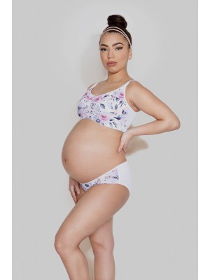 Удобен памучен топ за за кърмачки цветен Easy