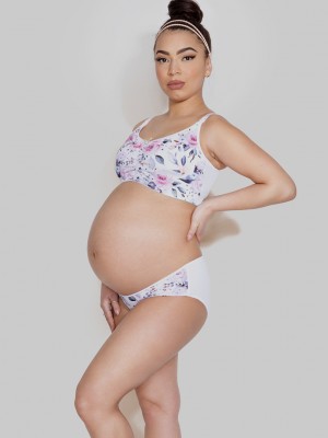 Удобен памучен топ за за кърмачки цветен Easy