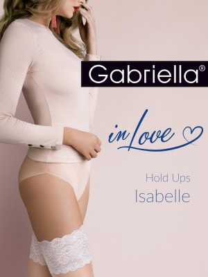 Тънки чорапи в телесен цвят Isabelle NATURAL/BLUE