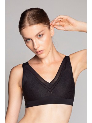 Дамско бюстие в черен цвят 5013