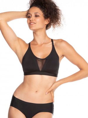 Дамско бюстие в черен цвят 5018