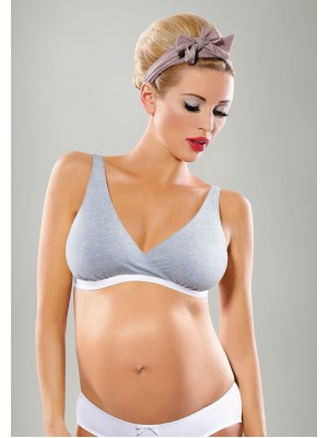 Мултифункционален тъмносин сутиен за бременни и кърмачки Lilly