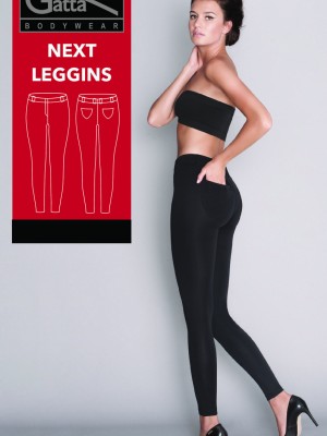 Дамски клин с висока талия в черен цвят