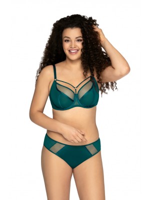 Сутиен с меки чашки в зелен цвят 1923