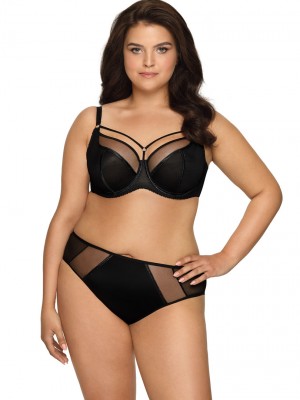 Сутиен с меки чашки в черен цвят 1923