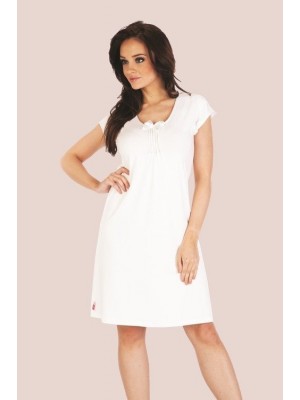 Къса нощница в цвят екрю VISA 870