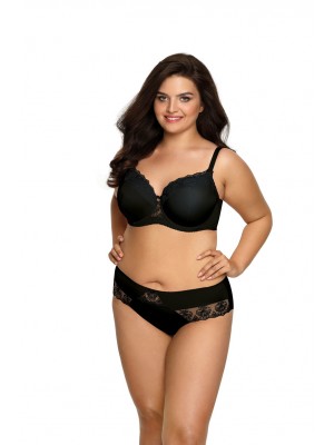 Черен сутиен с подплатени чашки 1924