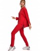 Спортно-елегантен дамски панталон в червен цвят M493, MOE, Панталони - Complex.bg