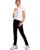 Спортно-елегантен дамски панталон в черен цвят M493, MOE, Панталони - Complex.bg