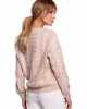 Дамски пуловер в цвят пудра M510, MOE, Пуловери - Complex.bg