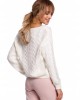 Дамски пуловер в цвят екрю M510, MOE, Пуловери - Complex.bg
