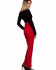 Дамски панталон с висока талия в червен цвят M530, MOE, Панталони - Complex.bg