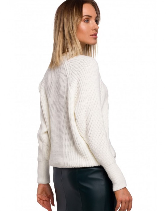 Дамски пуловер в цвят екрю M537, MOE, Пуловери - Complex.bg