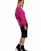 Дамски пуловер с ефектни ръкави в розов цвят M539, MOE, Пуловери - Complex.bg