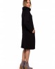 Дамска асиметрична рокля в черен цвят M551, MOE, Миди рокли - Complex.bg