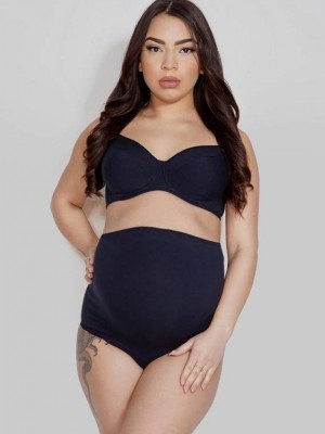 Дамски бикини за бременни в тъмносиньо MAMA BELLY